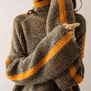Ravelyn™ Melange Knit Turtleneck dylinoshop