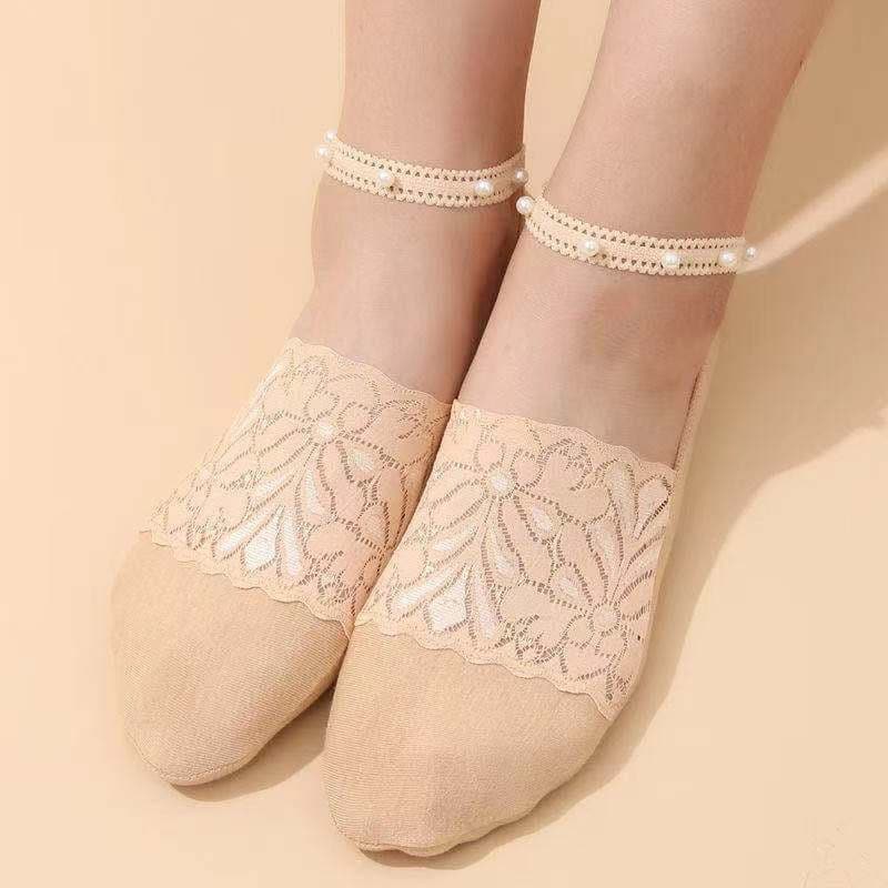 Pearl Lace Socks luckyidays