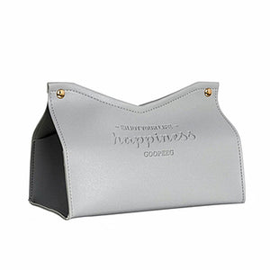Happiness Leather Bag Tissue Box Feajoy