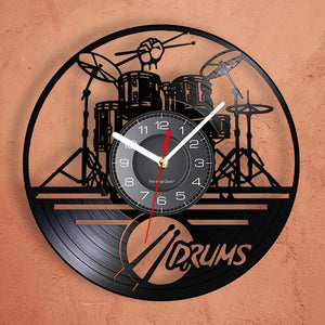 Vinyl Record Band Wall Clock feajoy