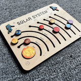 Wooden Puzzle with Planets of the Solar System feajoy