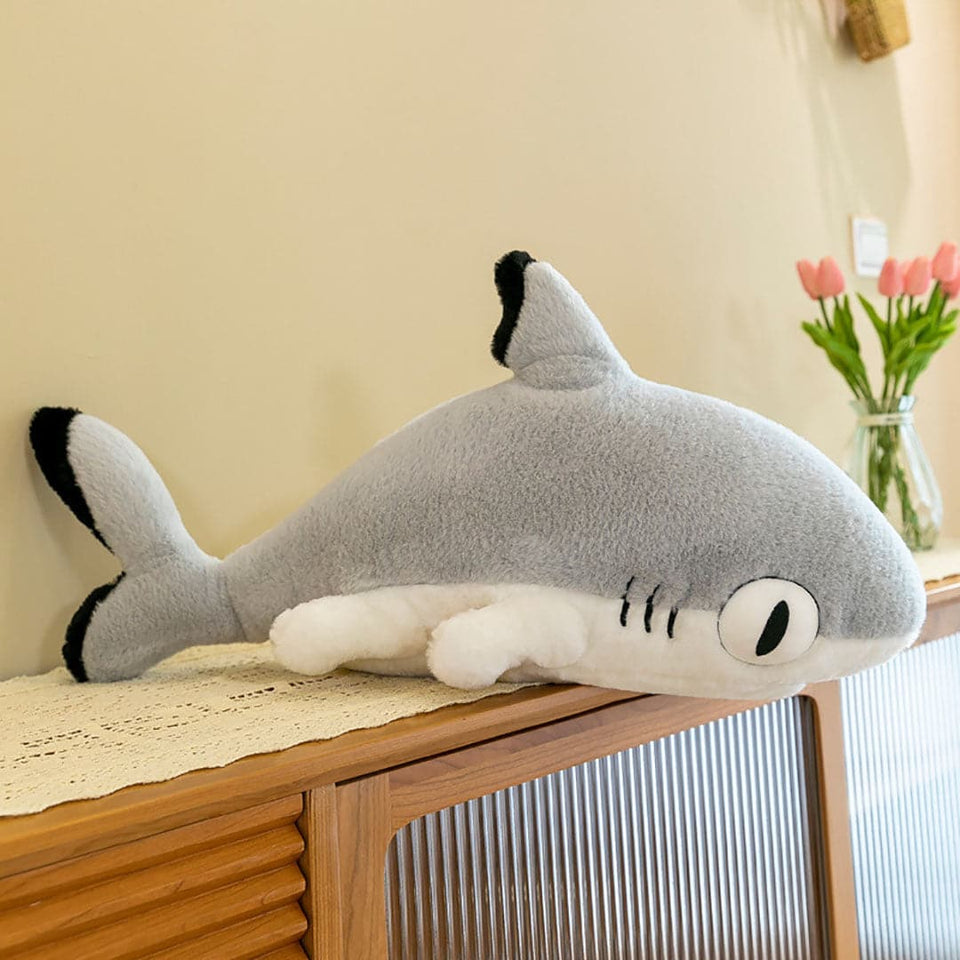 Cute Shark Plush Pillow dylinoshop
