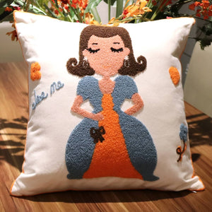Cartoon Embroidery Cushion Covers dylinoshop