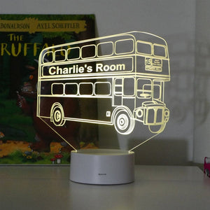 Personalized London Bus Night Light feajoy