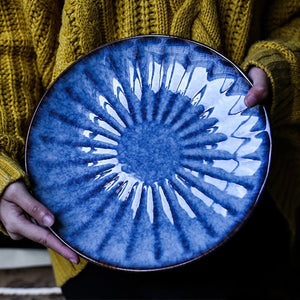 Ceramic Round Western Food Plate dylinoshop