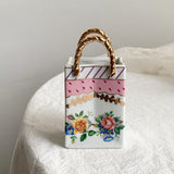 Retro Small Bag Shape Flower Vase Feajoy