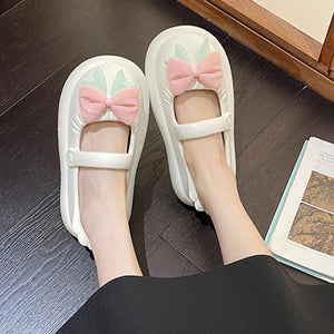 Bow Detail Mary Jane Shoes dylioshop