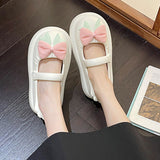 Bow Detail Mary Jane Shoes dylioshop