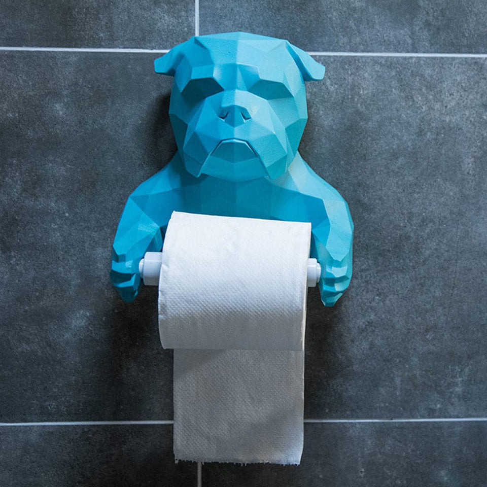 French Bulldog Paper Towel Holder Feajoy