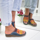 Modern Multi-color Stitching Slippers Zimomo