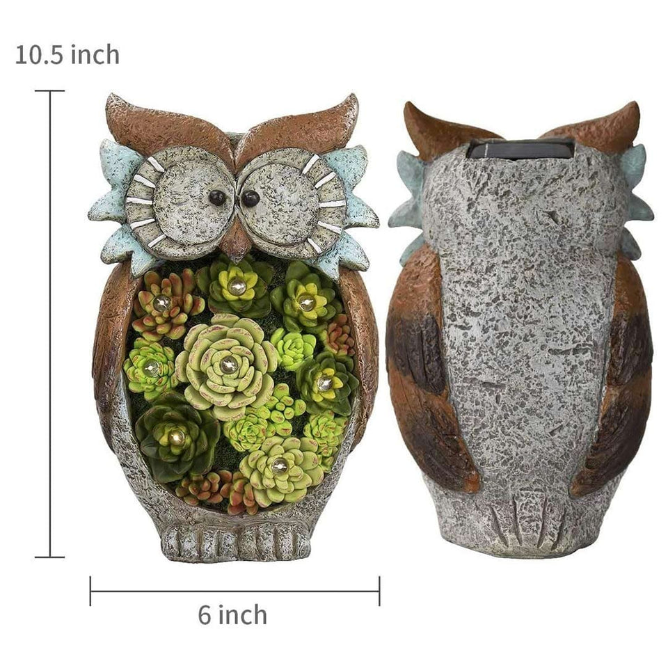 Garden Statue Owl Feajoy