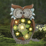 Garden Statue Owl Feajoy