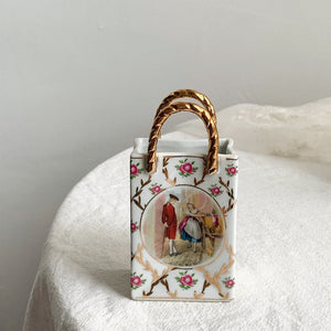 Retro Small Bag Shape Flower Vase Feajoy