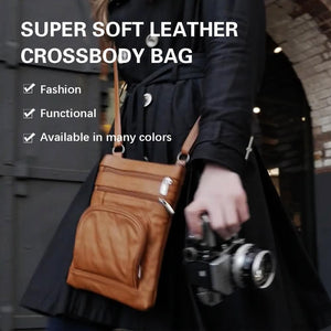 Super Soft Leather Crossbody Bag Zimomo