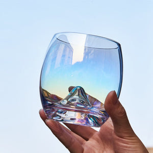 Nordic Colorful Rainbow Iceberg Glass dylinoshop