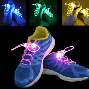 4Th Generation LED Glowing Shoelaces Flash Shoelaces Shoe Strap Outdoor Dance Party Supplies MRSLM