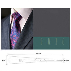Men Tie and Pocket Towel Suit Business Formal Jacquard Ties dylinoshop