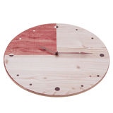 11'' Retro round Wooden Wall Clock DIY Digital round Room Home Office Bar Decor dylinoshop