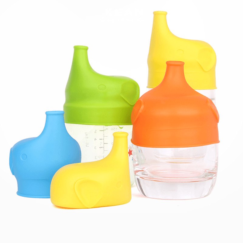 Silicone Cup Lids for Baby Drinking Convers Suitable for Any Cup or Glass Cup Makes Drinks Spillproof MRSLM