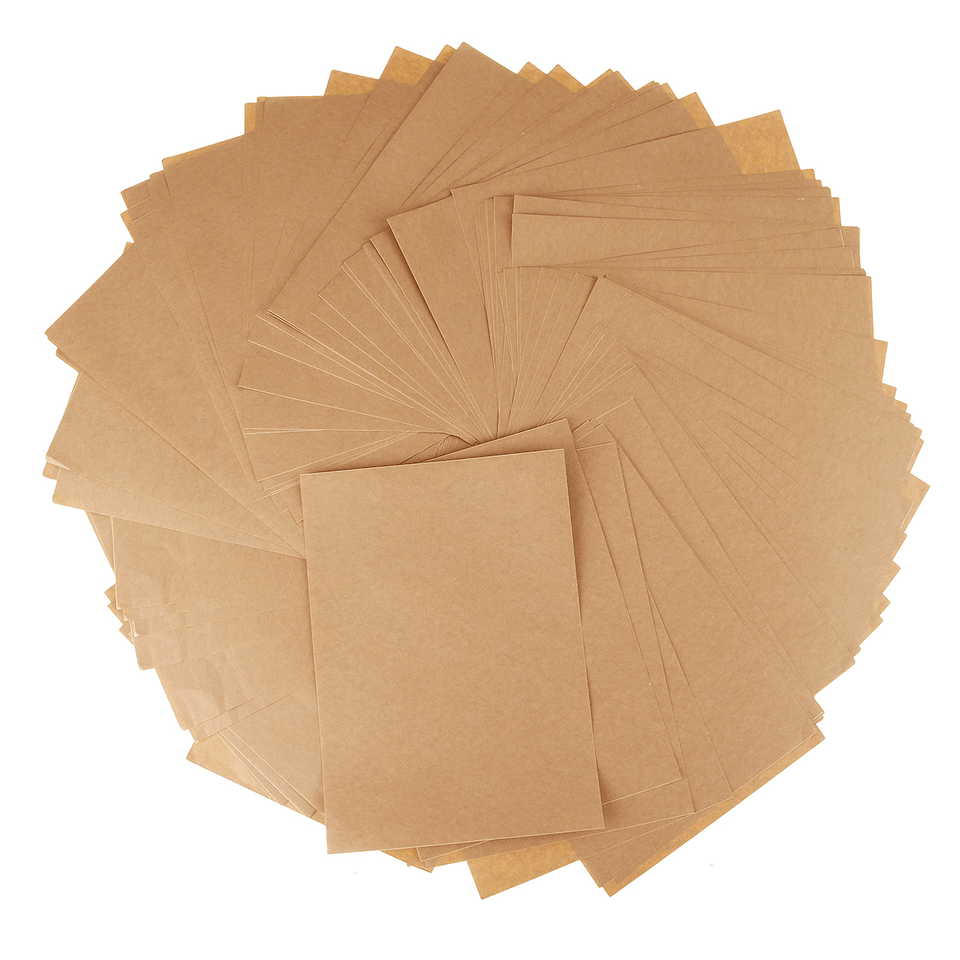 100PCS 21Cm*29.7Cm A4 Kraft Paper Sticker Paper Sticker dylinoshop