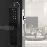 F1 Smart Fingerprint Door Lock with Keypad Electronic Intelligent Security Lock Household Bedroom Anti-Theft Door Password Card Key Locker MRSLM