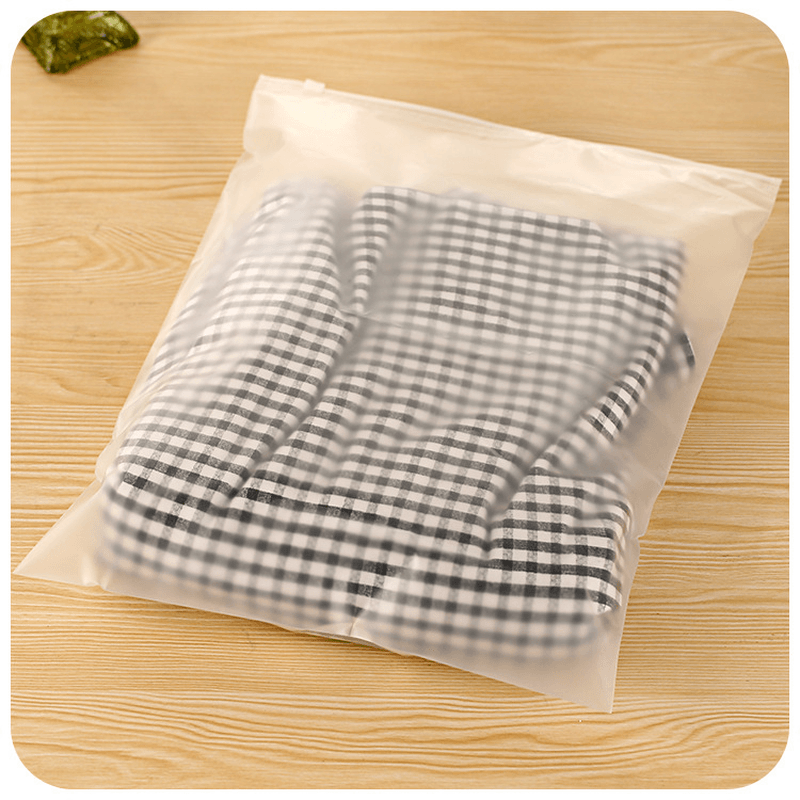 Thicker Transparent Waterproof Clothes Storage Bag Travel Wash Protect Cosmetics Plastic Storage Bag MRSLM
