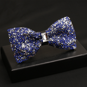Fashionable Men'S Shiny Diamond Bow Tie dylinoshop