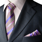 Men Tie and Pocket Towel Suit Business Formal Jacquard Ties dylinoshop