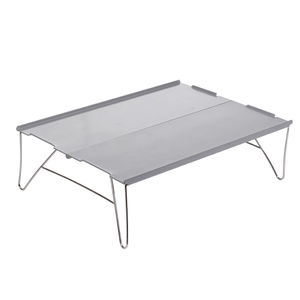 Outdoor Aluminum Table Portable Travelling Camping Mini Lightweight Splicing Aluminum Alloy Barbecue Folding Desk MRSLM