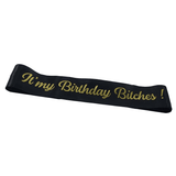 Birthday Party Shoulder Strap Single Layer Bronzing Shoulder Strap Etiquette Strap dylinoshop