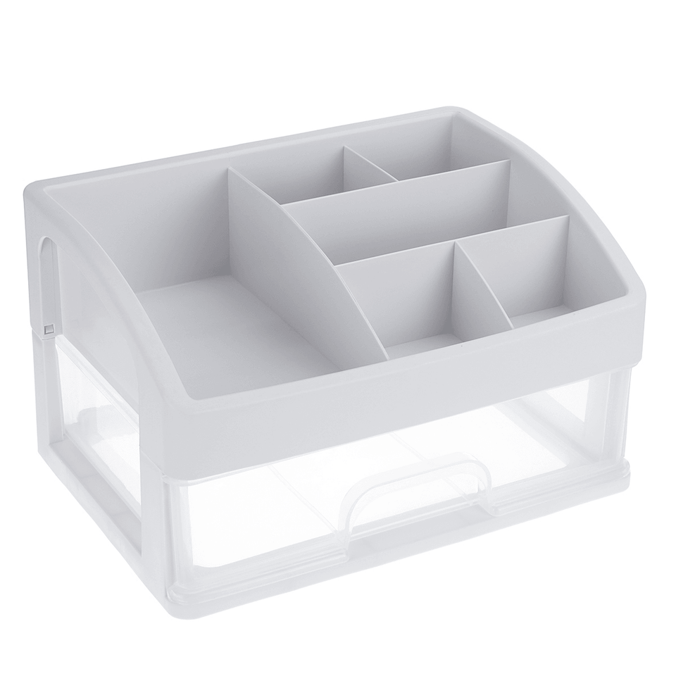 1/2/3 Layers Clear Desktop Comestics Makeup Storage Drawer Organizer Box Container dylinoshop