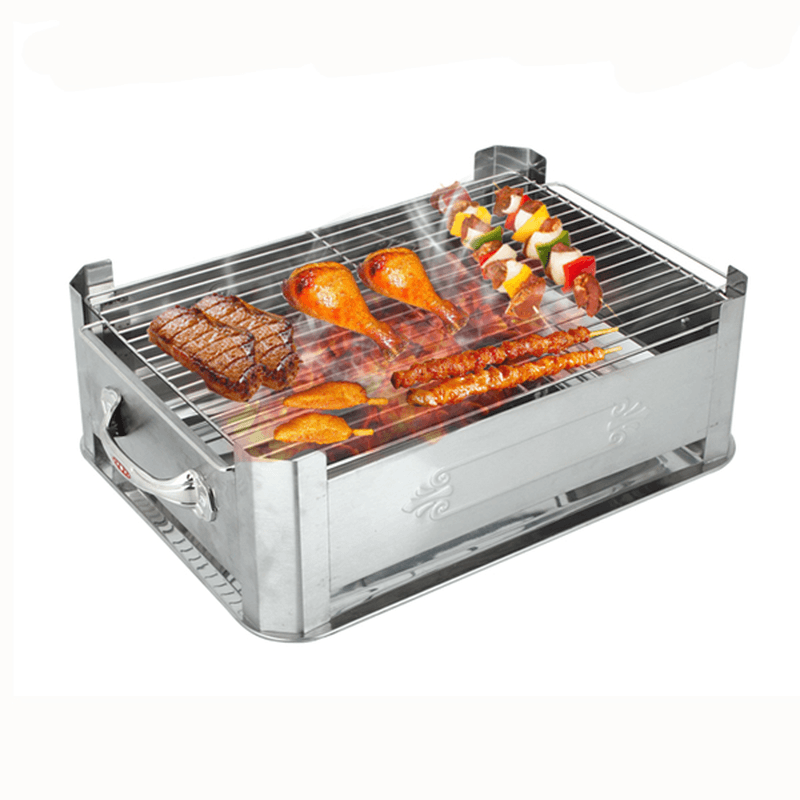 Multi-Function Stainless Steel Fish Grill Oven Out Door Grill Oven Camp Grill Furnace MRSLM