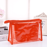 Honana BX-112 Waterproof PVC Cosmetic Bags Two-Piece Suit Net Travel Makeup Transparent Bag MRSLM