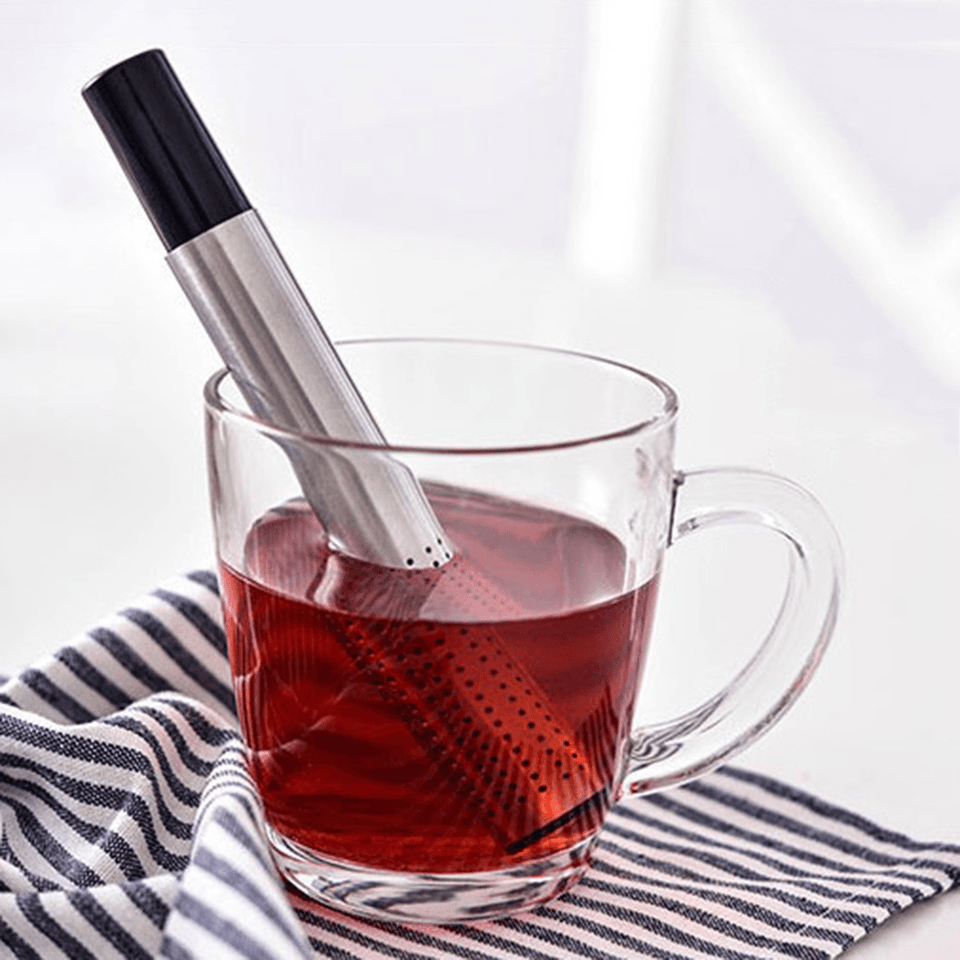 Creative Stainless Steel Tea Filter Tea Strainer Stick Tea Infuser Portable Tea Coffee Teapot Filter MRSLM