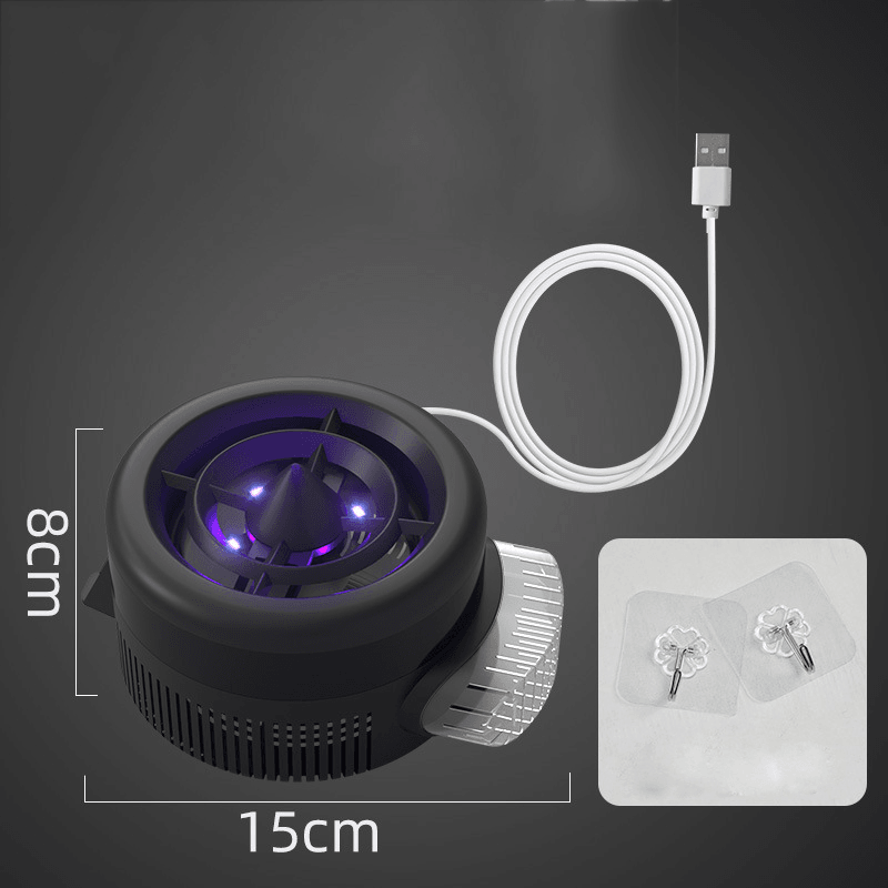 Wall-Mounted Mosquito Killer Lamp Inhalation Type USB Mosquito Trapping Physical LED Photocatalyst Attracting Mosquitoes MRSLM