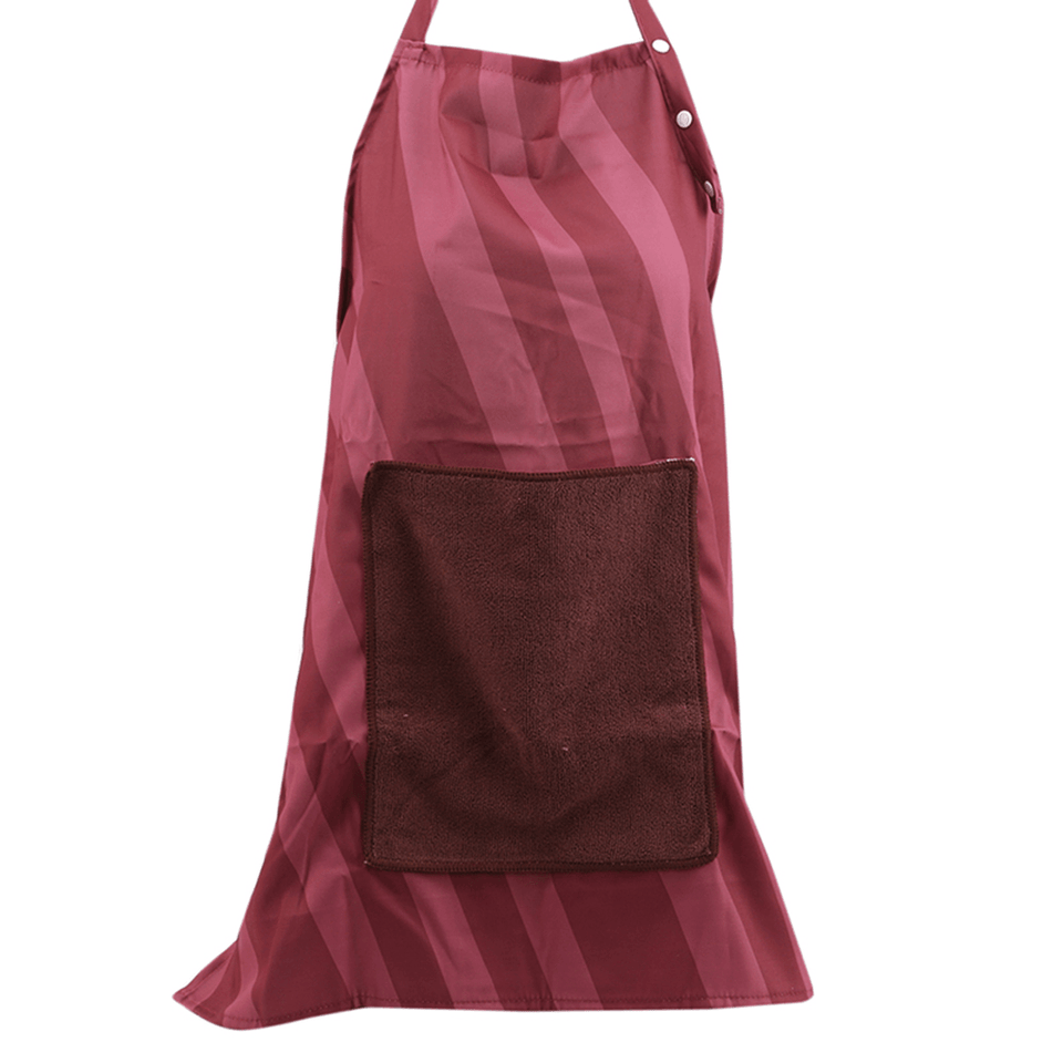 Multifunction Waterproof Apron Oilproof Long-Sleeved Cooking Work for Home Kitchen Tool MRSLM