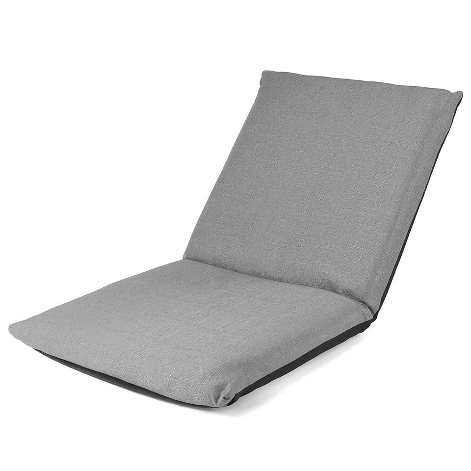 Foldable Couch Tatami Sofa 6 Angles Adjustable Relaxing Lazy Sofa Floor Seat Single-Person Folding Back Chair Bedthroom Living Room Supplies MRSLM