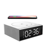J21S Multifunctional Bluetooth Speaker Phone Wireless Charger FM Radio DIY Alarm Clock Music Record MRSLM