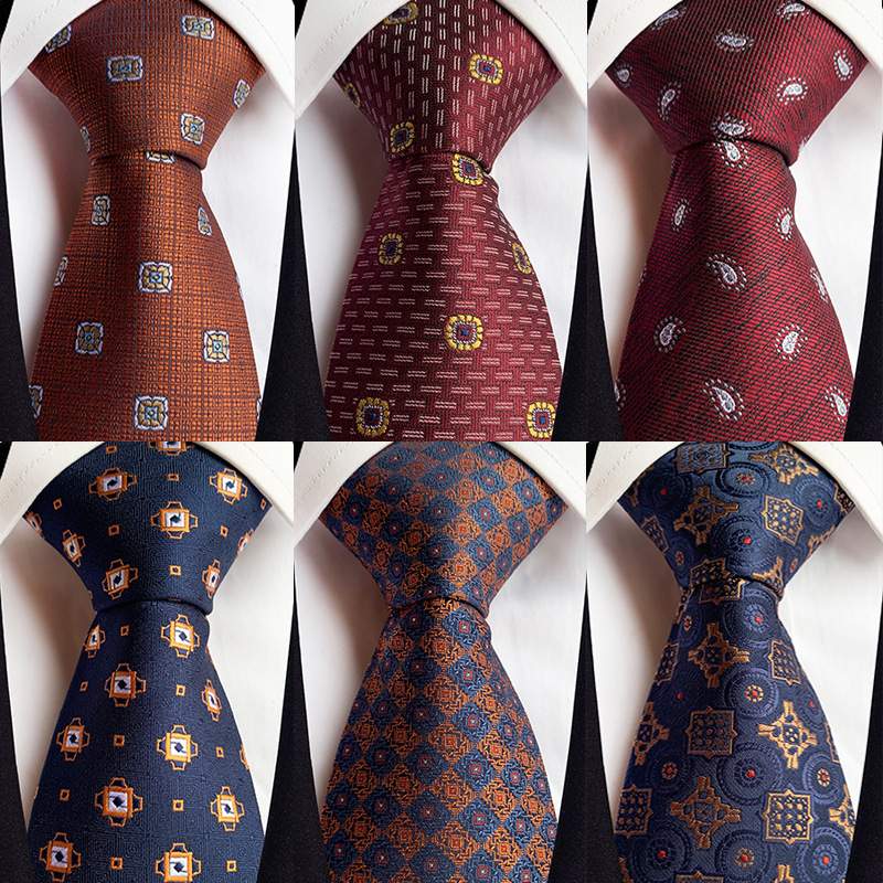 New Retro Style Gentleman Men'S Flower Suit Tie dylinoshop