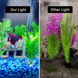 Aquarium Fish Tank EU Plug LED Light Over-Head Blue+White Lamp Plants Moon Lighting MRSLM