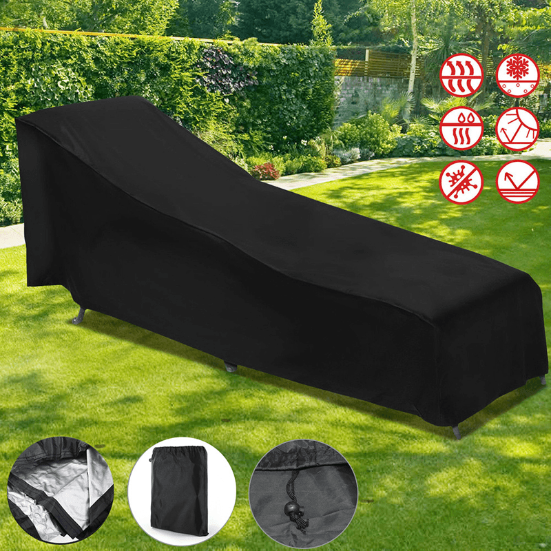 Waterproof Dust-Proof Furniture Chair Sofa Cover Protection Garden Patio Outdoor Cover Garden Balcony Deck Chair Shed MRSLM