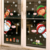 Miico SK9242 Christmas Sticker Window Door Wall Stickers Removable for Christmas Decoration MRSLM
