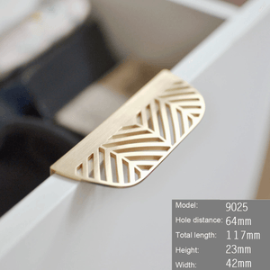 Modern Nordic Minimalist Pull-Hand Leaf Invisible Cabinet Wardrobe Furniture Drawer Handle Ins Wind Zinc Alloy MRSLM