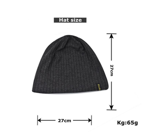 Baotou Thin Letter Embroidery Knitted Pile Hat dylinoshop