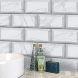 3D Self Adhesive Tile Stickers Art Decals DIY Wall Sticker Home Kitchen Decoration MRSLM