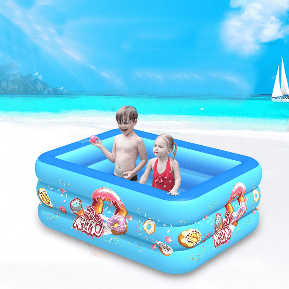 Children Swimming Pool Kids Inflatable Bathing Tub Outdoor Indoor Paddling Pools Baby Swim Tub MRSLM