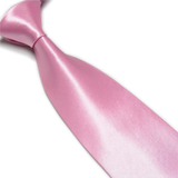 Men'S Imitation Silk Solid Color Wide Tie Knot Wedding Banquet Bright dylinoshop
