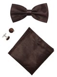 Men'S Scarf and Bow Tie Three-Piece Suit dylinoshop