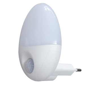 XS-008E EU Plug 2W Infrared Human Body Induction Lamp Plug-In PIR Motion Sensor Night Light MRSLM