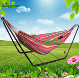 Red/Blue Portable Removable Hammock with Stand MRSLM